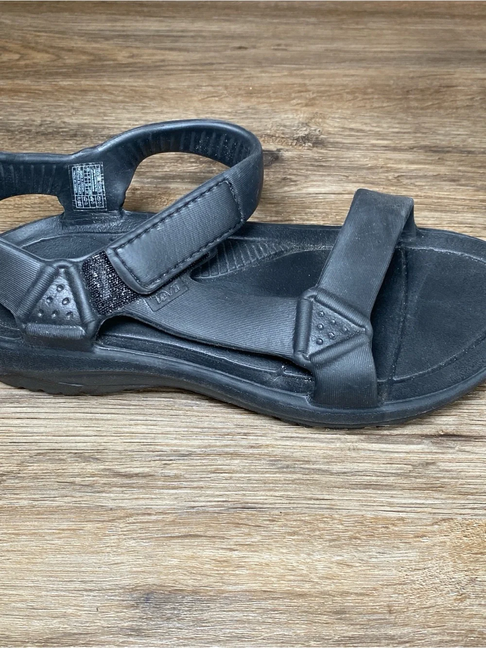 Teva Black Synthetic Rubber Hurricane Drift Sandal Men's SZ 7 US